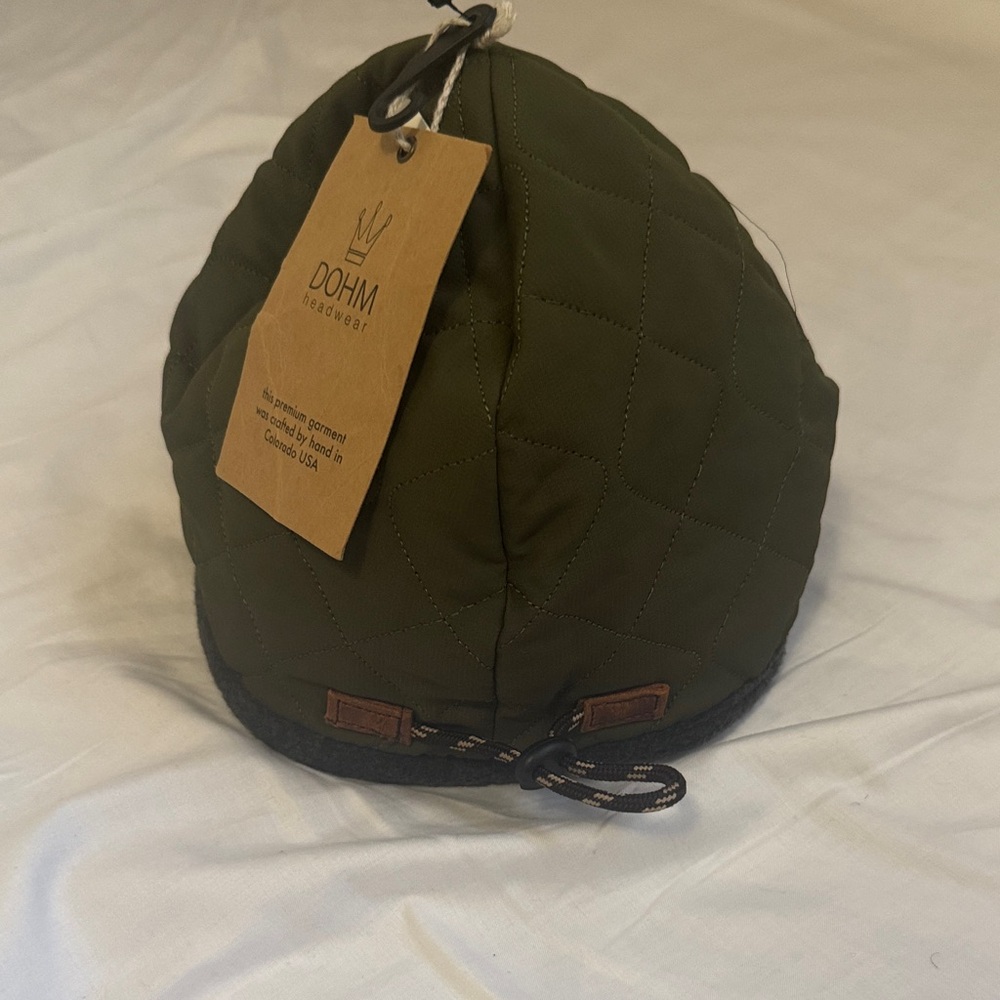 Olive Quilted Hat